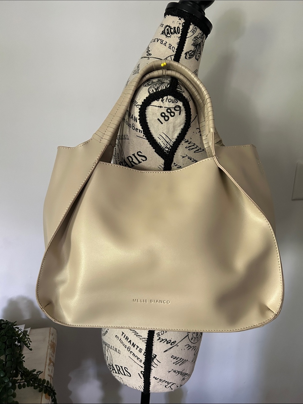 Melie Bianco Vegan-Leather Tote Bag